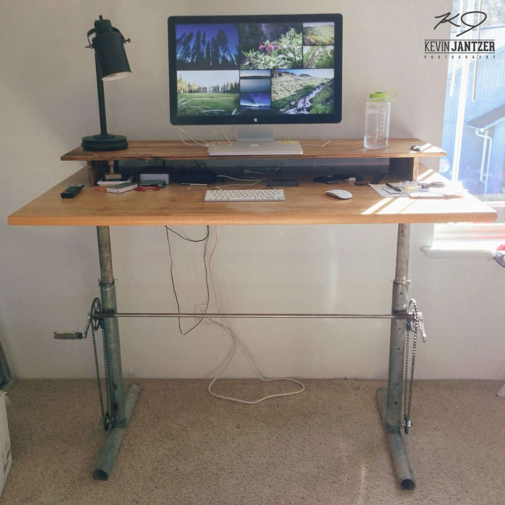 DIY Adjustable Standing Desk | Kevin Jantzer